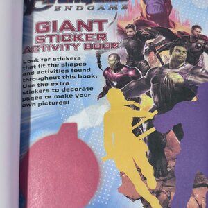 Avengers Giant Sticker Activity Book
